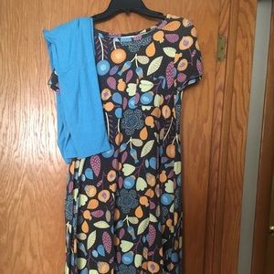LuLaRoe Carly dress and leggings